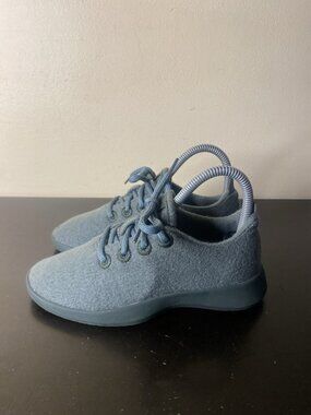 Allbirds Wool Runners Green Sneakers Shoes Size 5 Womens